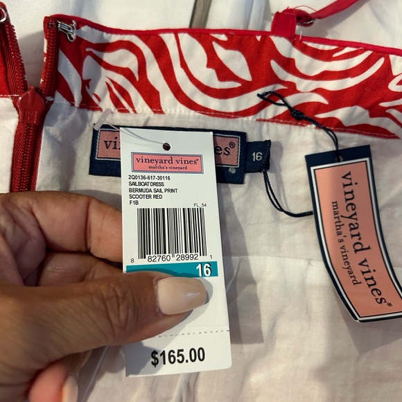 Vineyard Vines Bermuda Sail Print Sailboat Dress🆕 - Picture 5 of 9